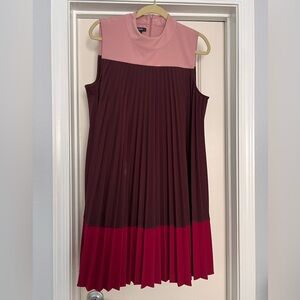 Alfani Asymmetrical Dress in Pink and Red